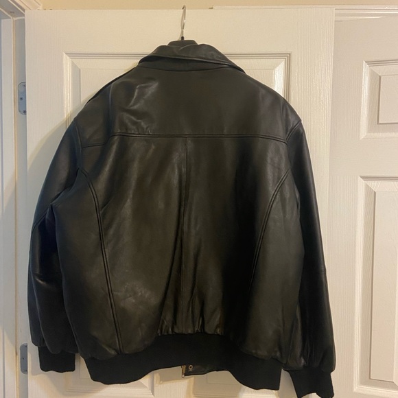 Vintage New York Classics Leather Bomber Jacket - Picture 8 of 8